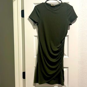Altar’d State ribbed bodycon green dress
